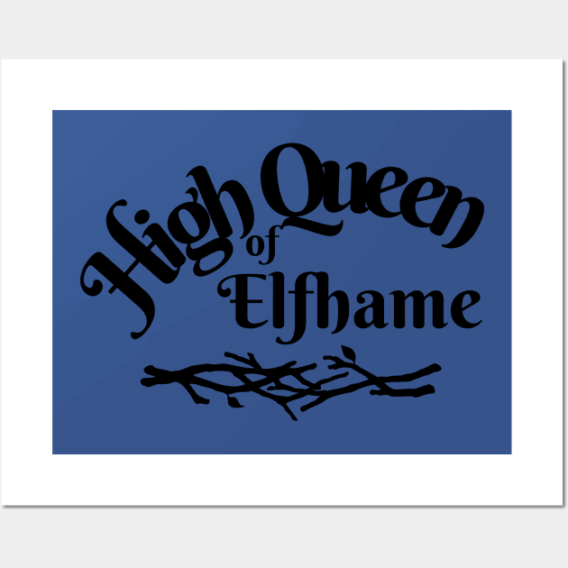 High Queen Wall Art by Vannessa_Wynn